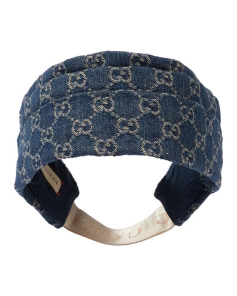 gucci hairband for women|gucci denim headband.